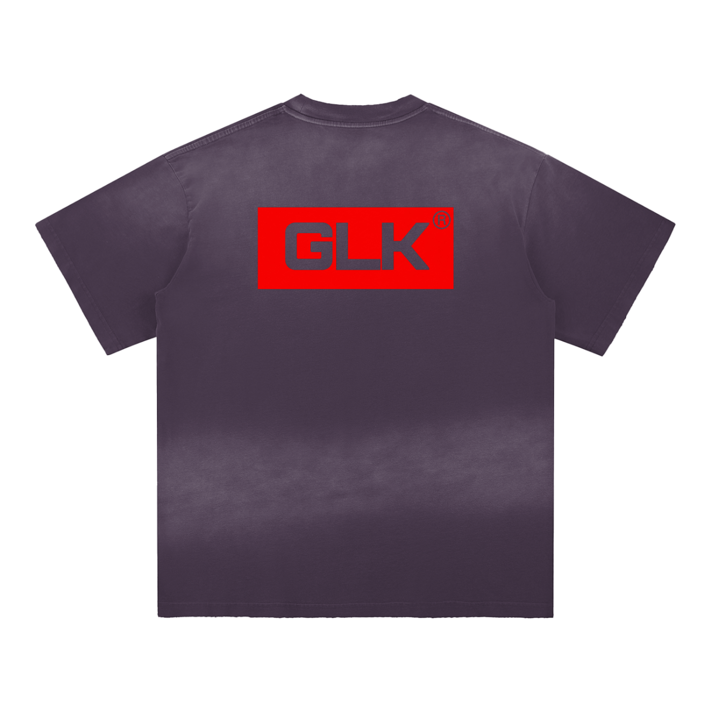 GLA Print Sun Fade Hand-Frayed Cotton T-Shirt
