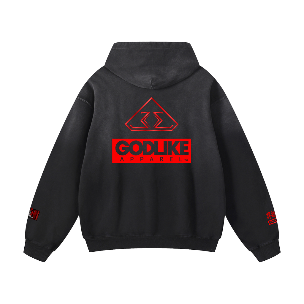 GLK Heavyweight Sunfade Oversized Hoodie