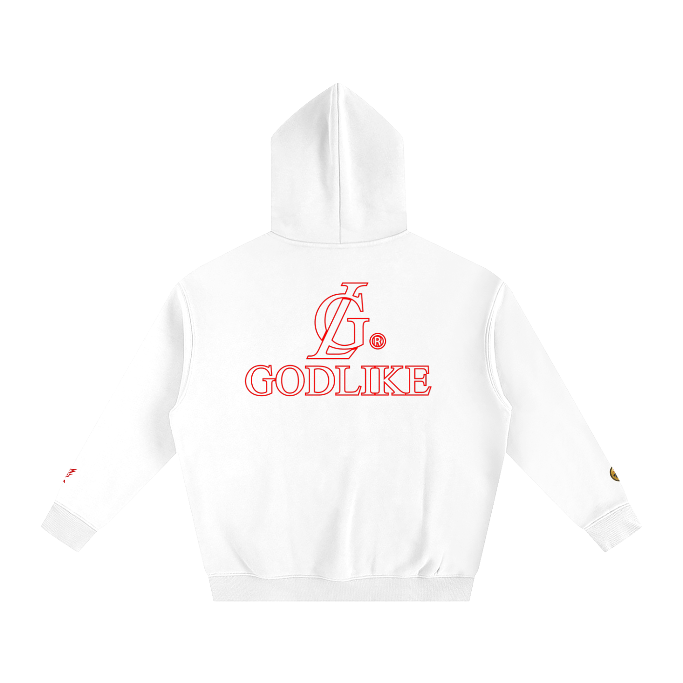 GLK New Script Logo – Shadow Authority Oversize Fleeced Hoodie
