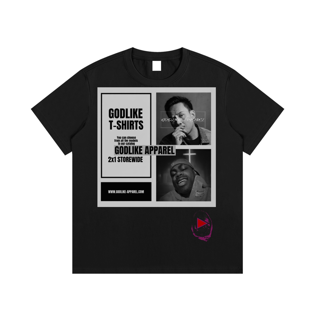 PRO PLAY Editorial Grid – Essential Cotton T-Shirt