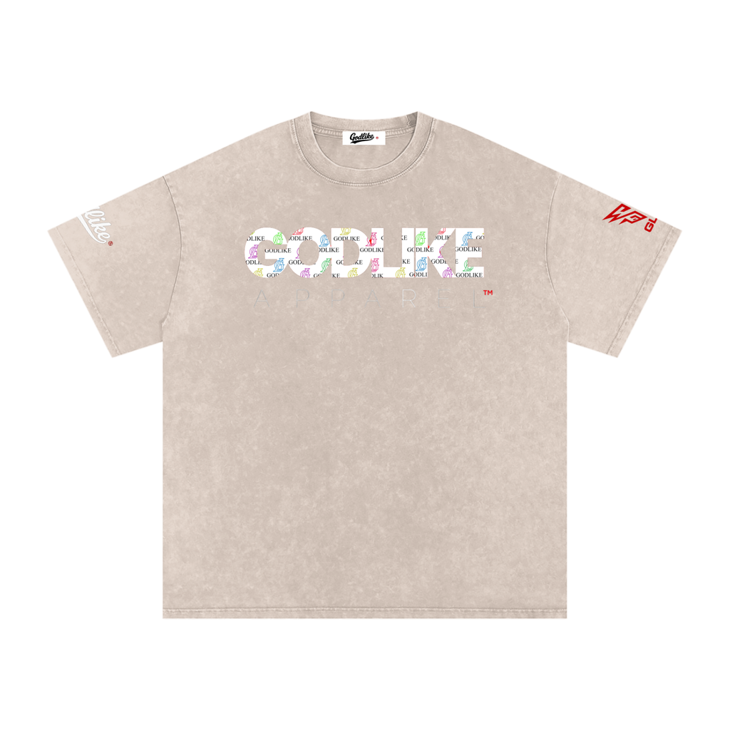GLA Snow Washed Oversized Cotton T-Shirt