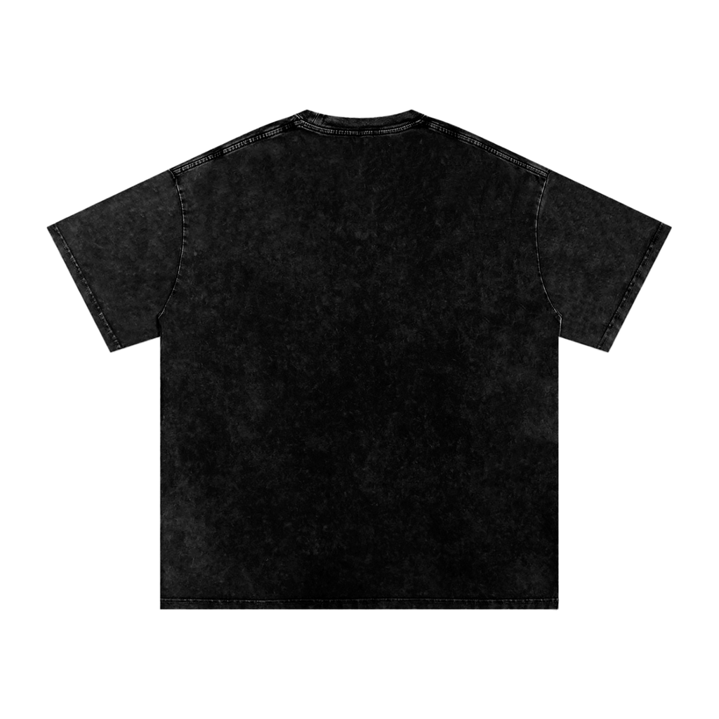 LEVEL UP® Control State – Snow Washed Oversized Cotton T-Shirt