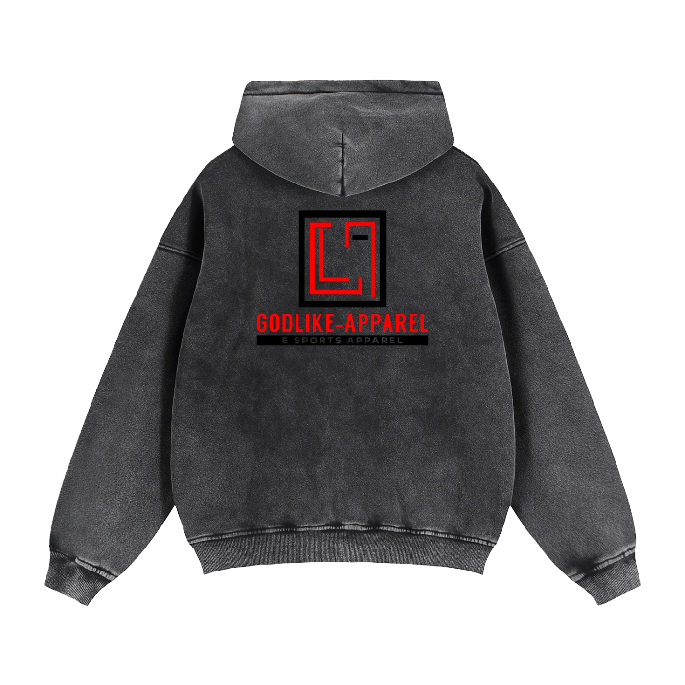 GLA Zip-Through Boxy Fleece Hoodie