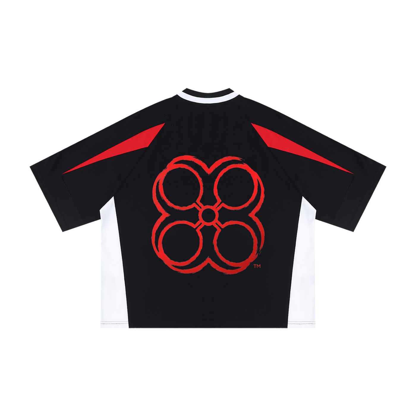 GTA Unisex Oversized Color Block V-Neck T-Shirt