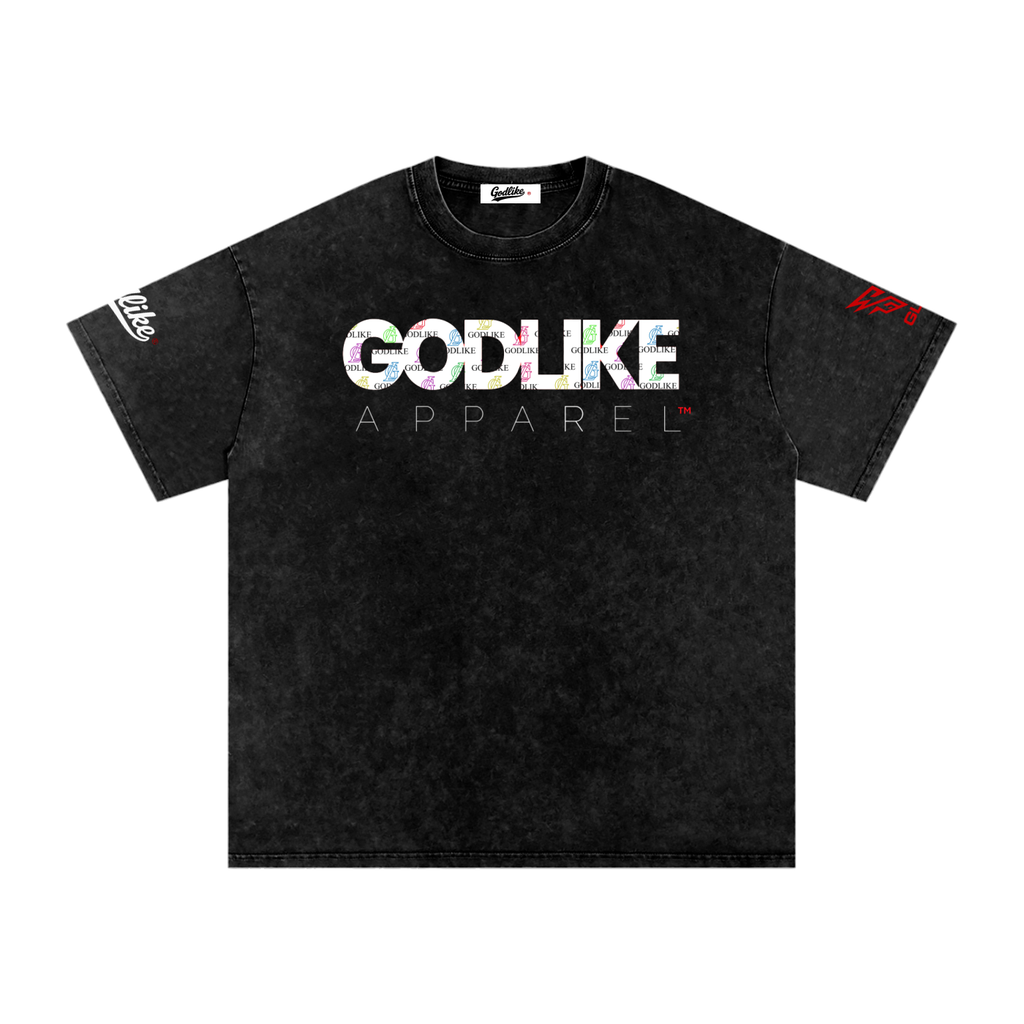 GLA Snow Washed Oversized Cotton T-Shirt
