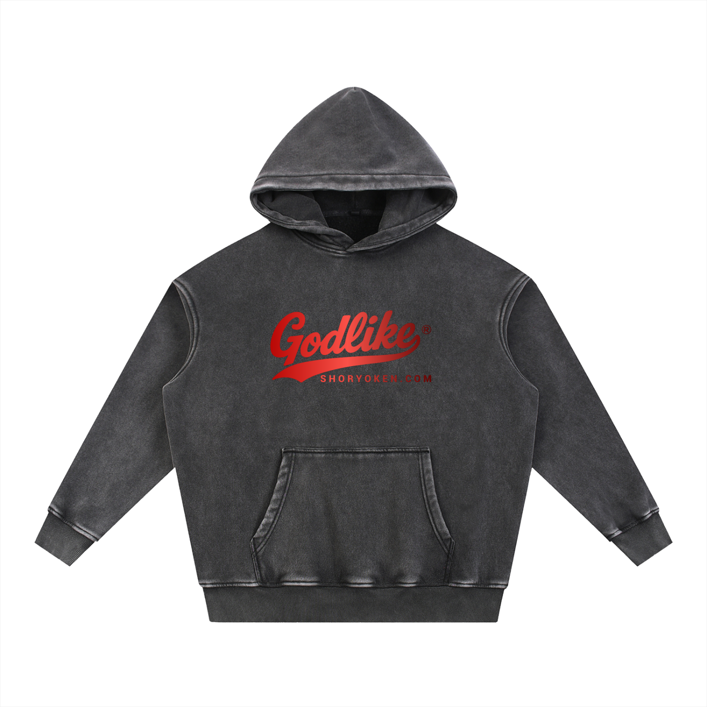 GLA X V Snow Wash Fleece Oversize Hoodie