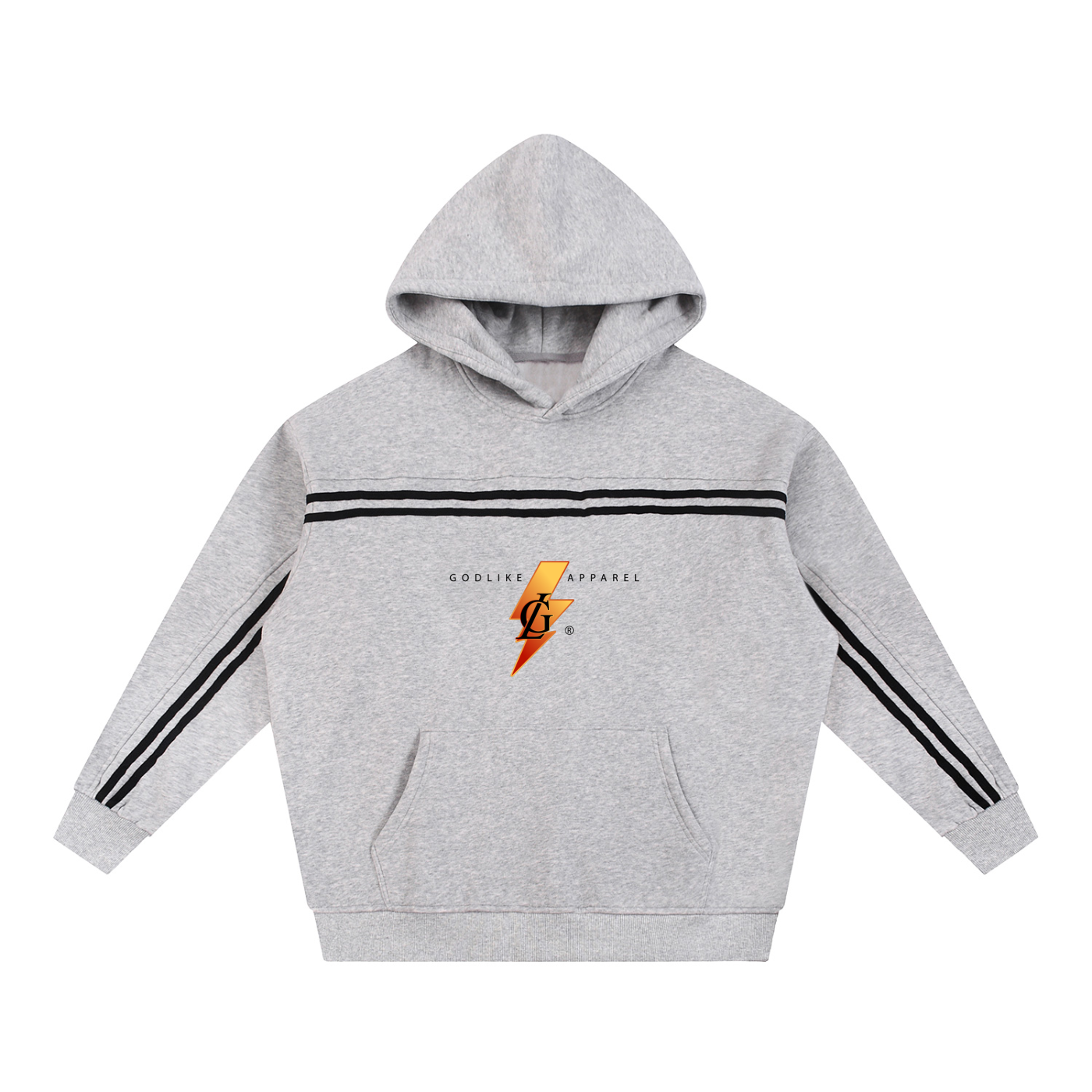 GLA  PSun Fade Contrast Tape Fleece Hoodie