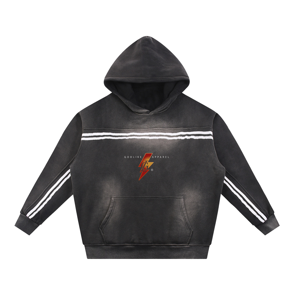 GLA PSun Fade Contrast Tape Fleece Hoodie
