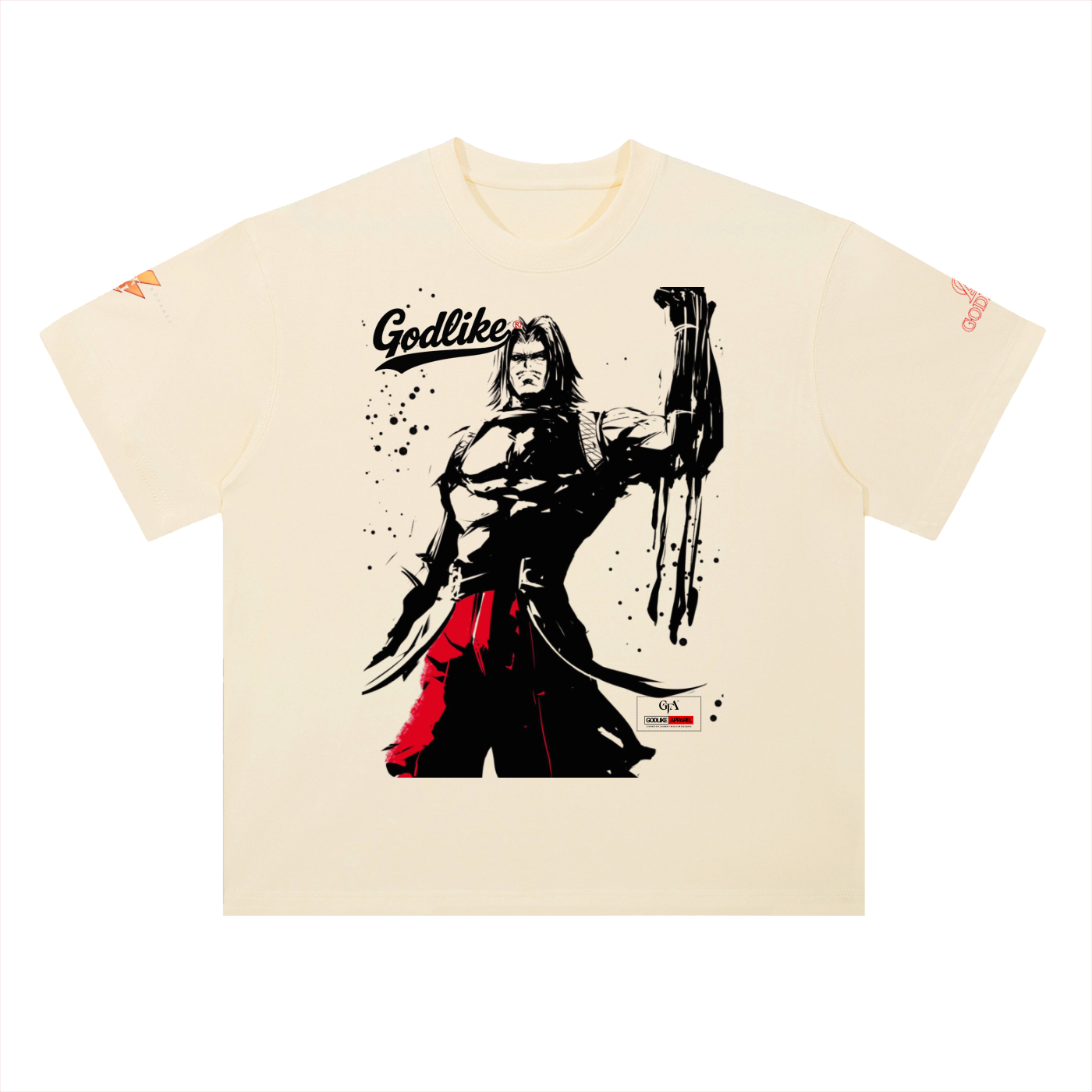 GTA X GLA Heavyweight Drop Shoulder Cotton T-Shirt