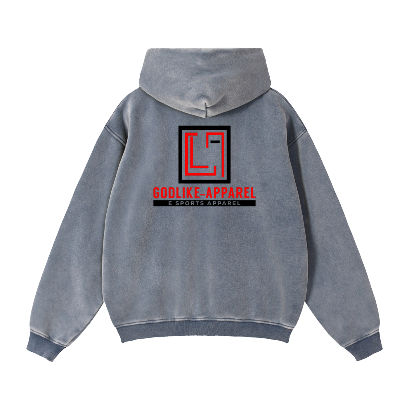 GLA Zip-Through Boxy Fleece Hoodie