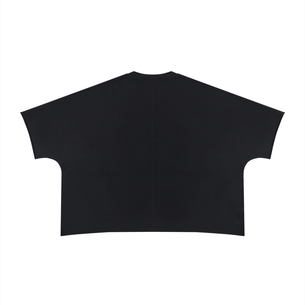 GodLike leopard print Unisex Heavyweight Boxy Raw Edge T-Shirt