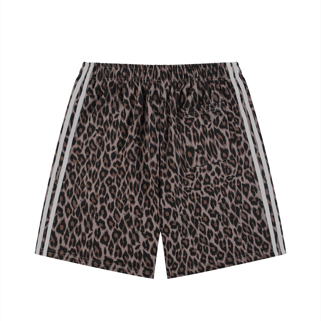 GTA Unisex Heavyweight Leopard Drawstring Shorts