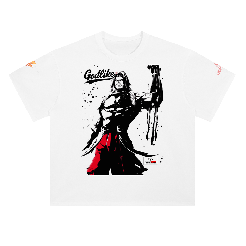 GTA X GLA Heavyweight Drop Shoulder Cotton T-Shirt