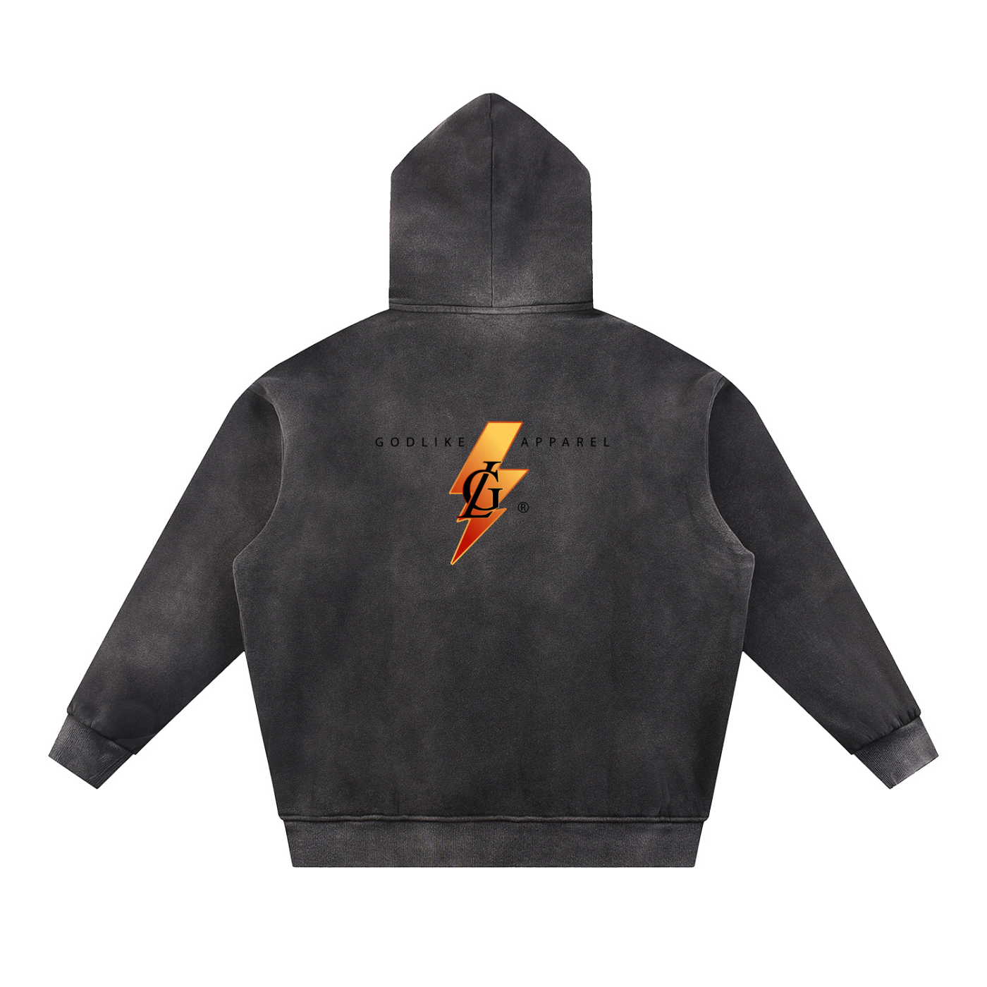 GLA PSun Fade Contrast Tape Fleece Hoodie