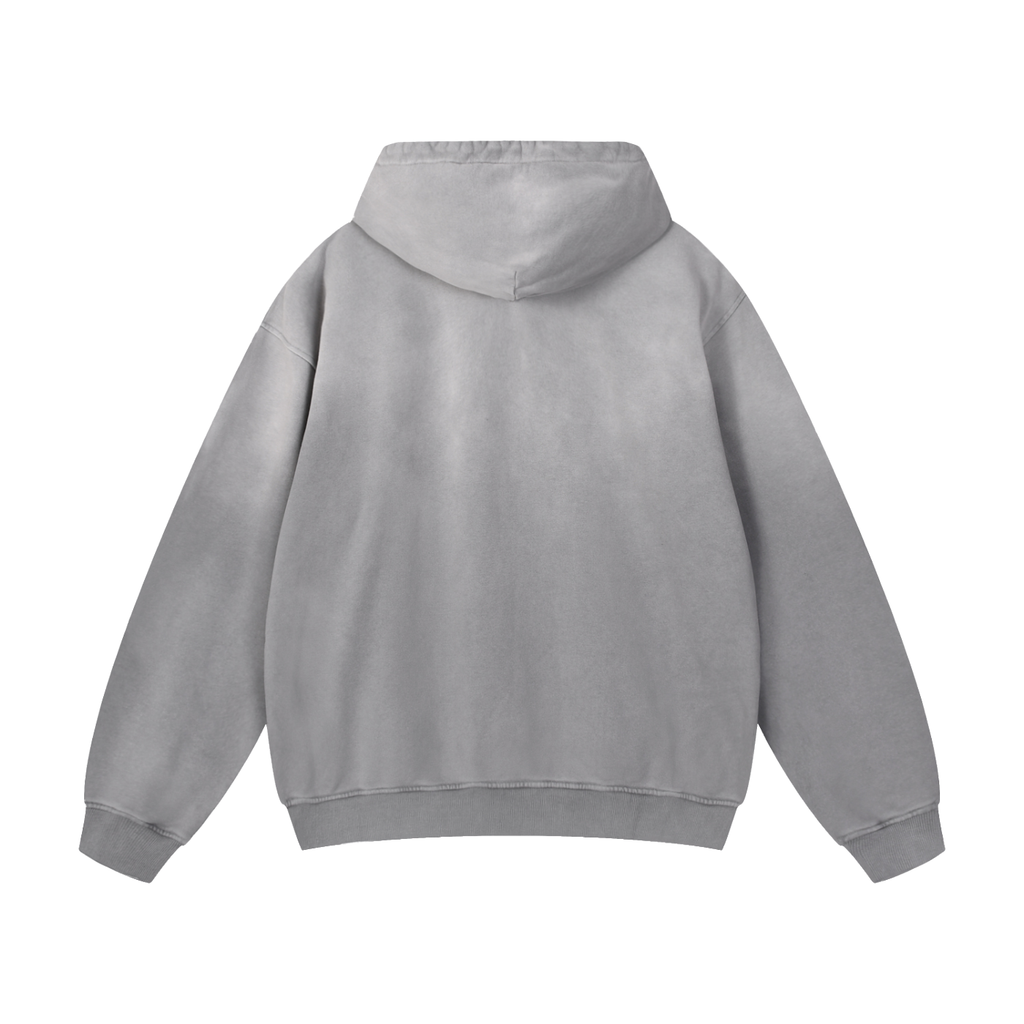 GLA PRINT Heavyweight Sunfade Oversized Hoodie