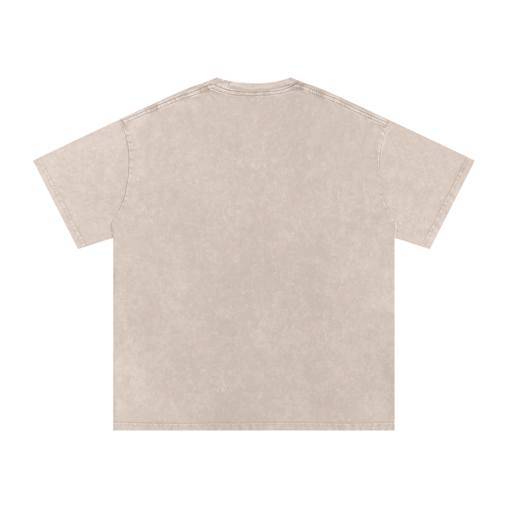 LEVEL UP® Control State – Snow Washed Oversized Cotton T-Shirt