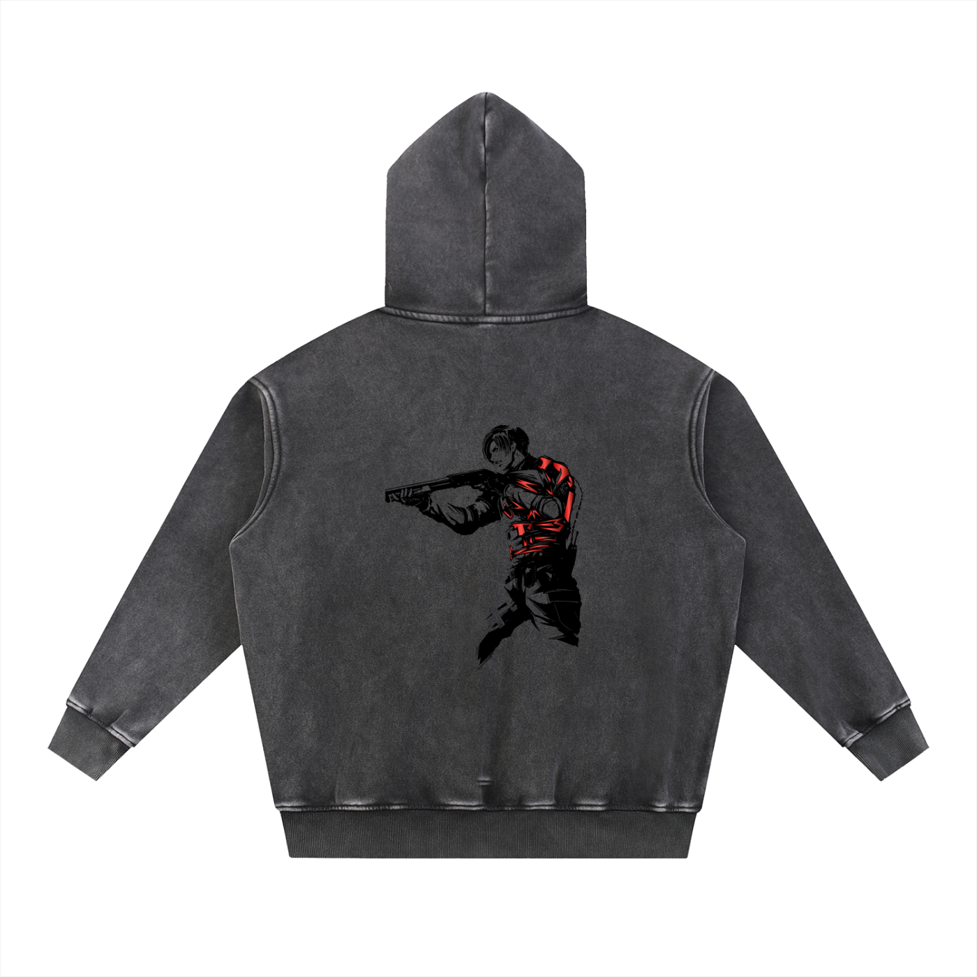 GLA X V Snow Wash Fleece Oversize Hoodie