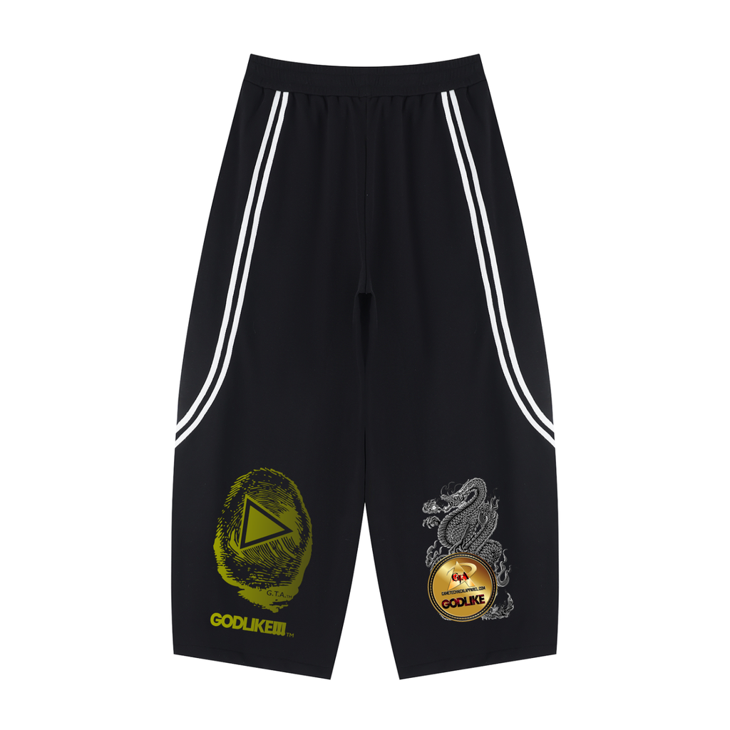 Unisex Wide Leg Piping Sweatpants
