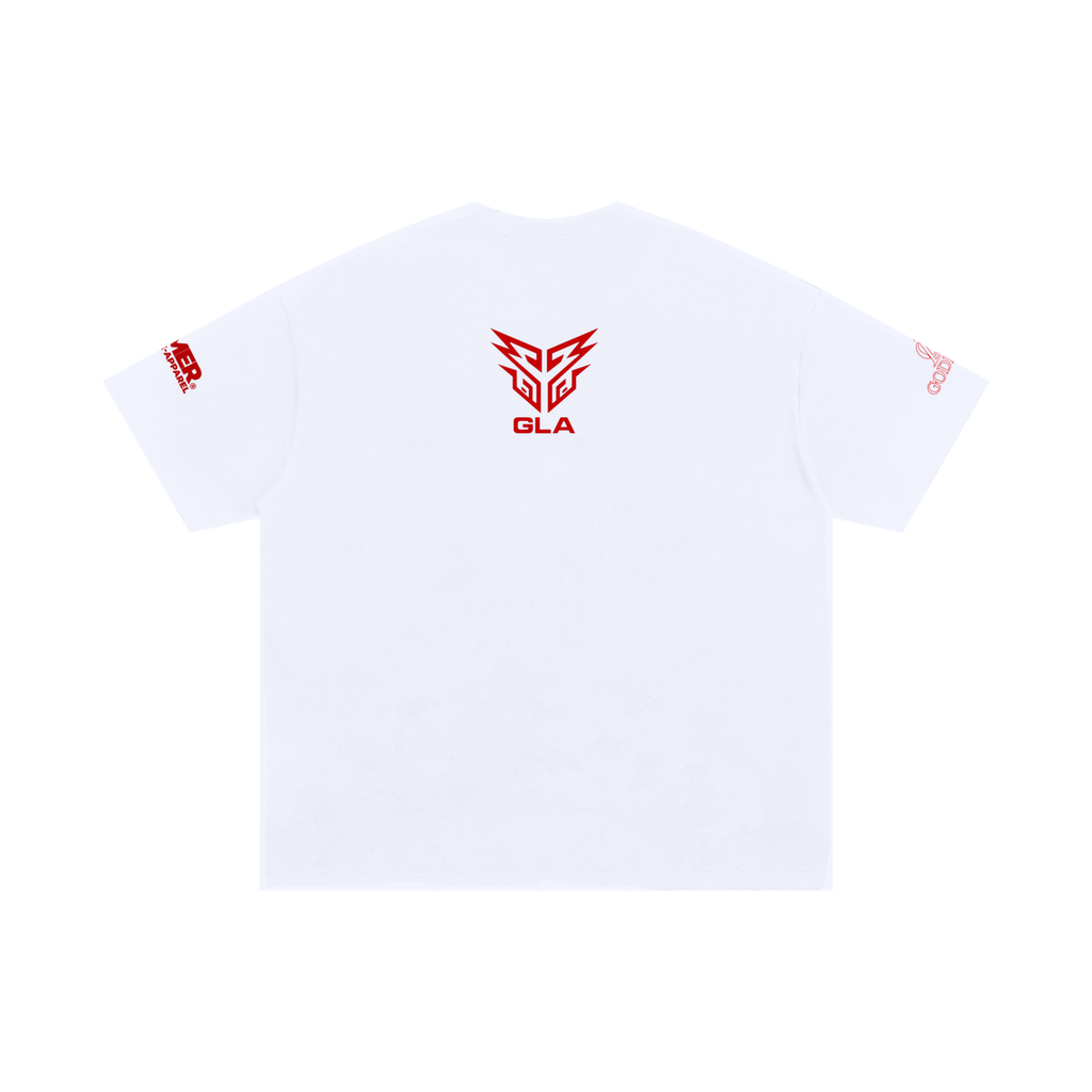 GLK Script Logo – Shadow Authority Unisex Oversized Cotton T-Shirt