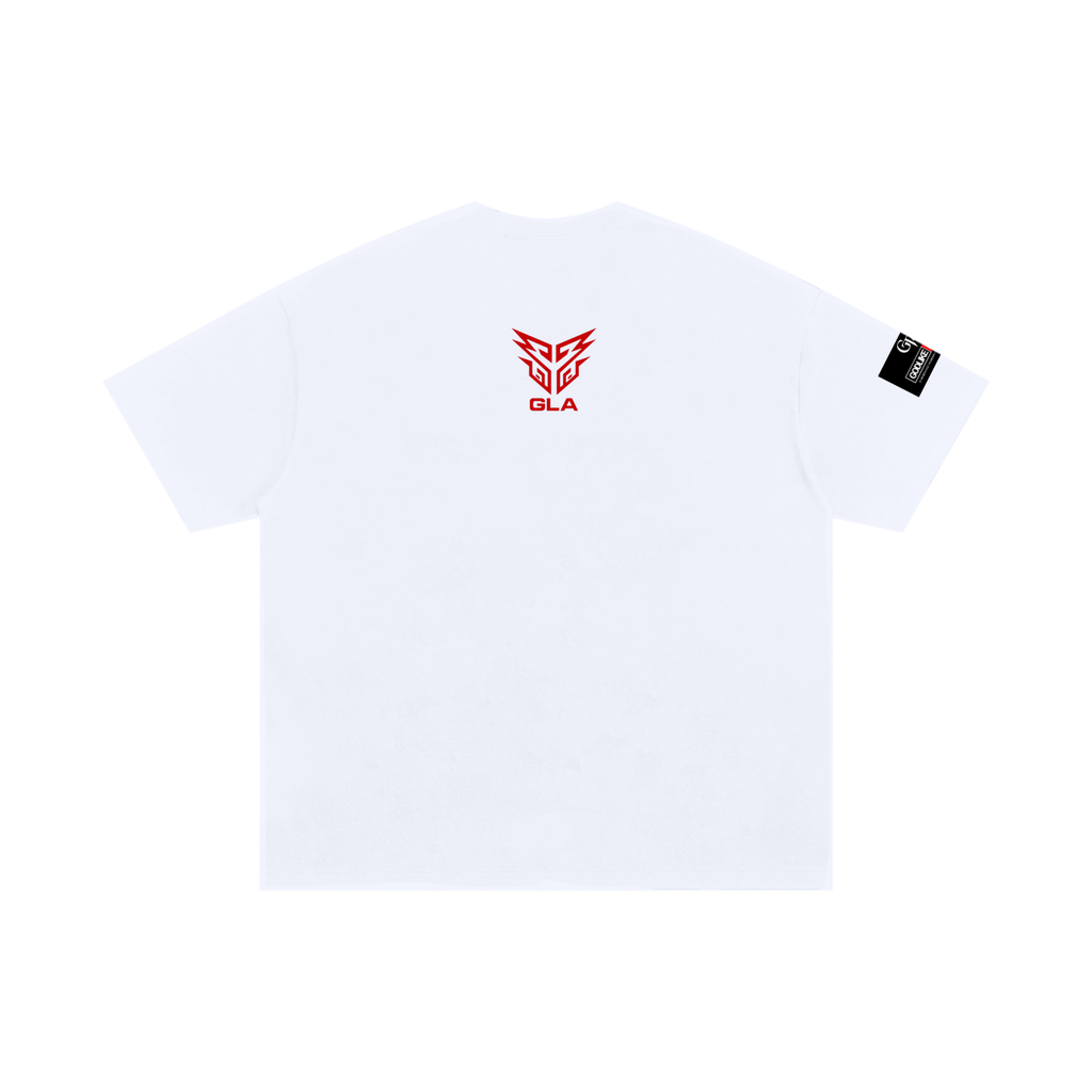 GODLIKE-APPAREL Signature White Oversized Tee – Esports Fashion Edition
