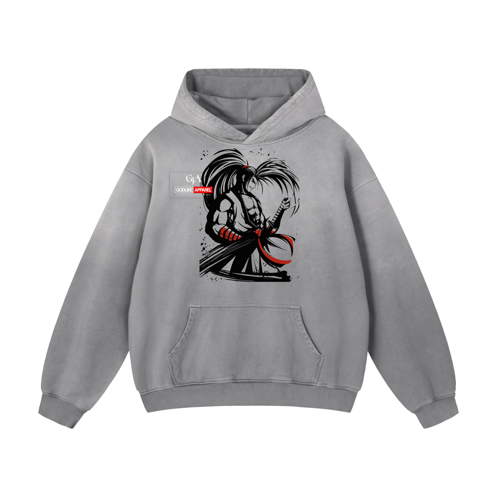 GTA X GLA GRAPHIC Heavyweight Sunfade Oversized Hoodie