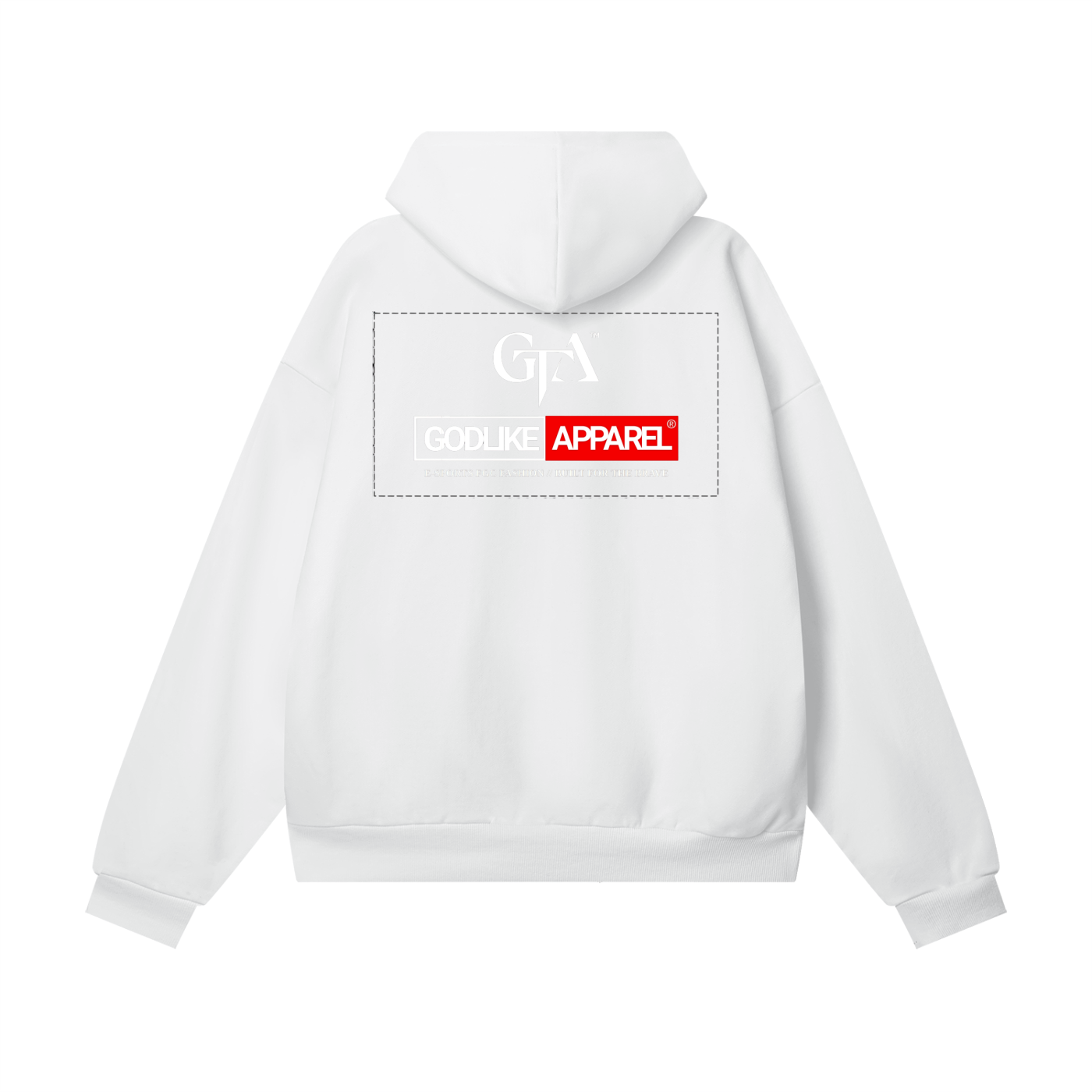 WHITEOUT SIGNAL – Heavyweight Hidden Pocket Fleece Hoodie