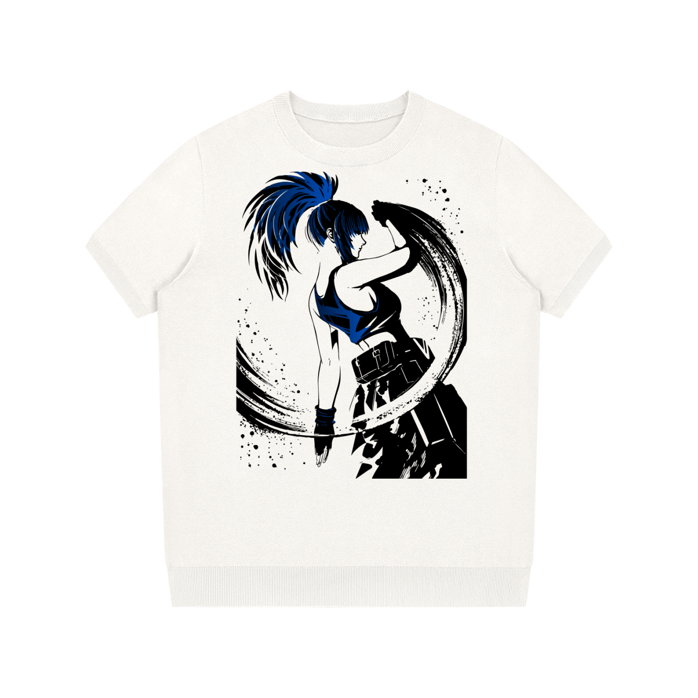 SRK X GTA Unisex Crewneck Knit T-Shirt